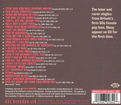 Shapiro, Helen/Face The Music: The Complete Singles 1967-1984 [CD]