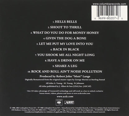 AC/DC/Back In Black [CD]