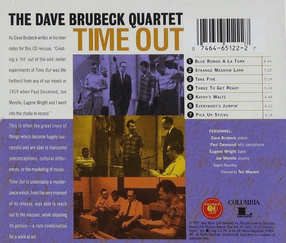 Dave Brubeck Quartet, The/Time Out [CD]