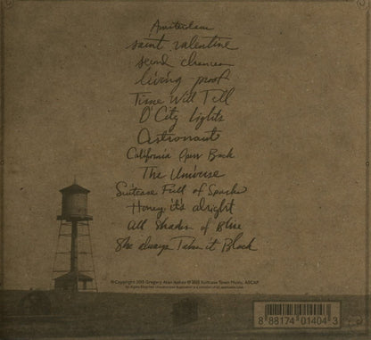 Isakov. Gregory Alan/The Weatherman [CD]