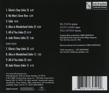 Evans, Bill Trio/Sunday At The Village Vanguard [CD]