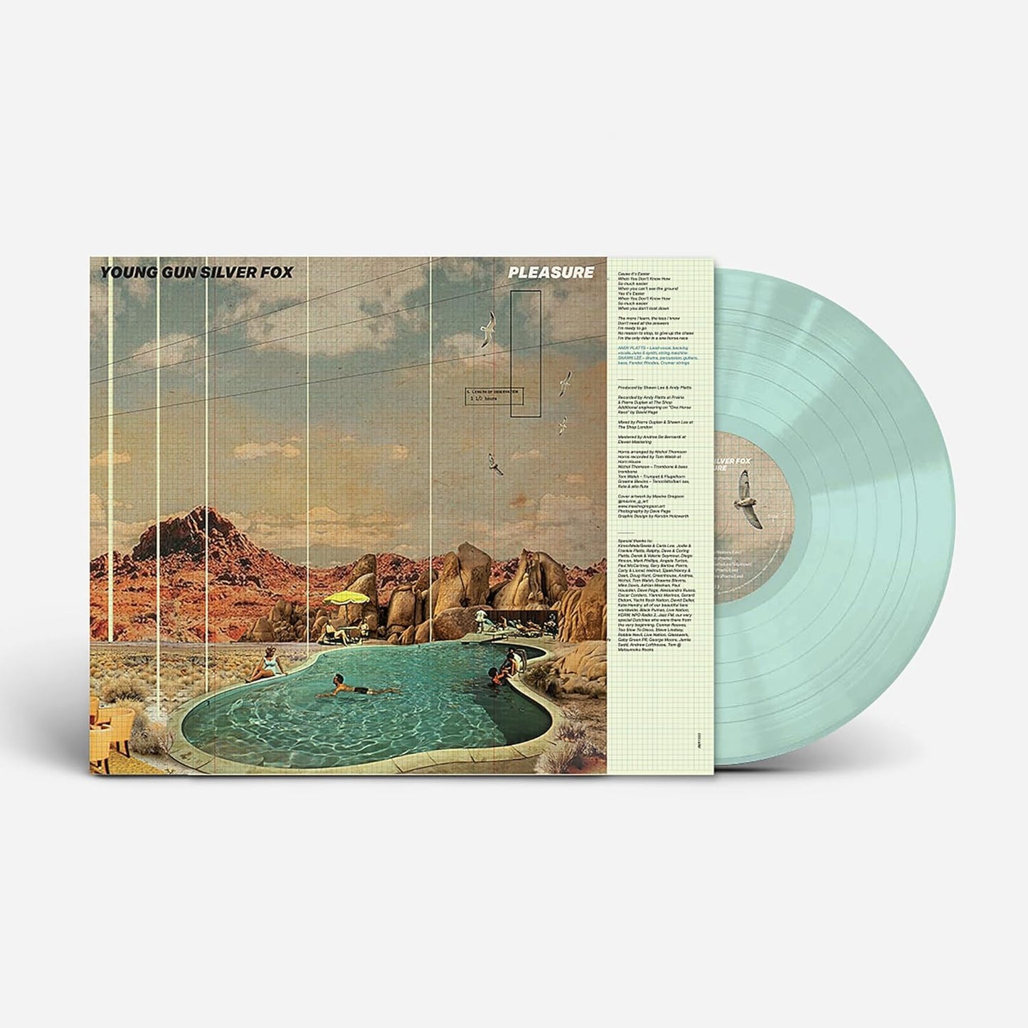 Young Gun Silver Fox/Pleasure (Coke Bottle Clear Vinyl) [LP]