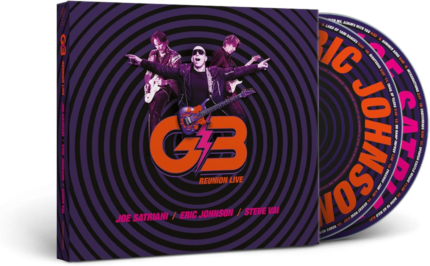 Joe Satriani, Eric Johnson, Steve Vai/G3: 25th Anniversary Reunion Tour [CD]