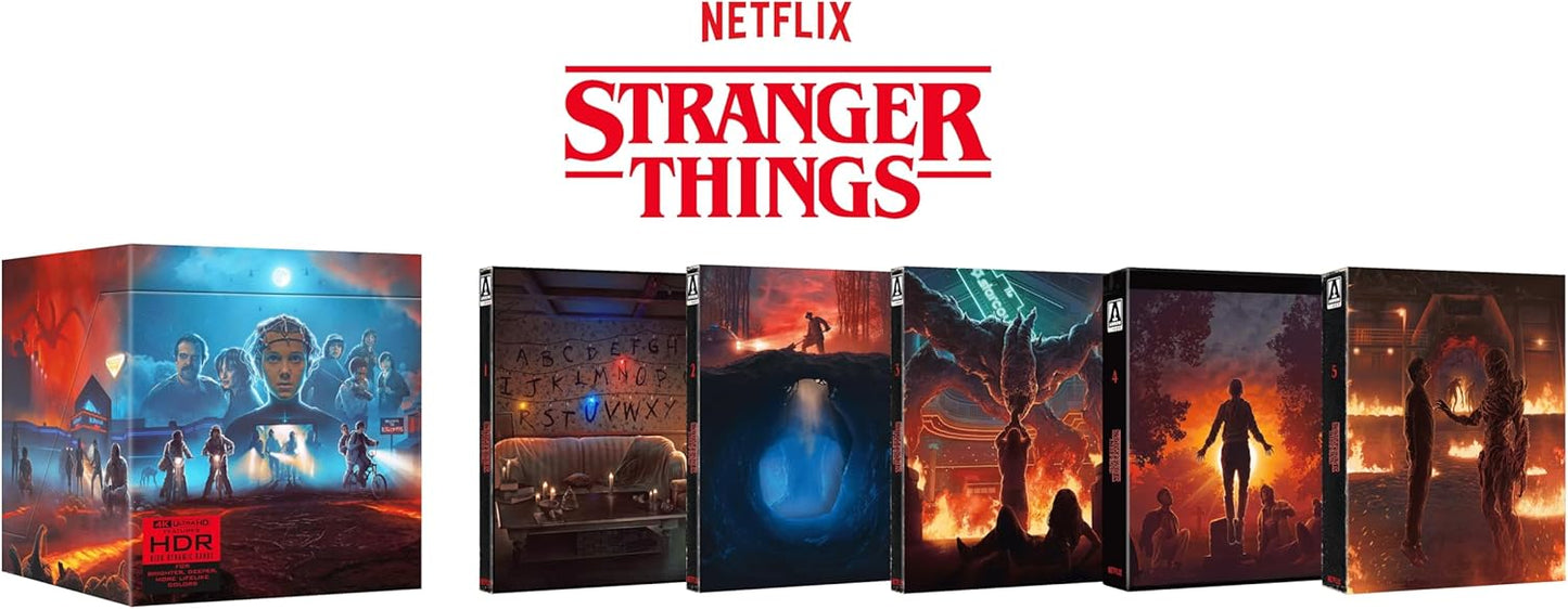 [Pre-Order] Stranger Things: The Complete Series (Deluxe 4K-UHD Edition) [BluRay]