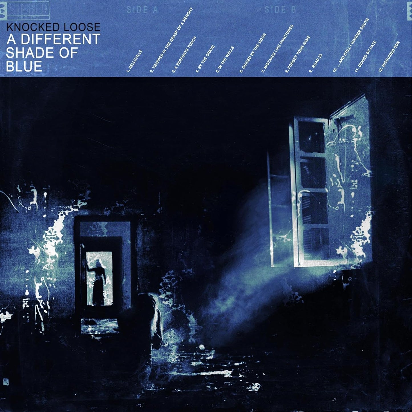 Knocked Loose/A Different Shade Of Blue (Bleach Marble Vinyl) [LP]