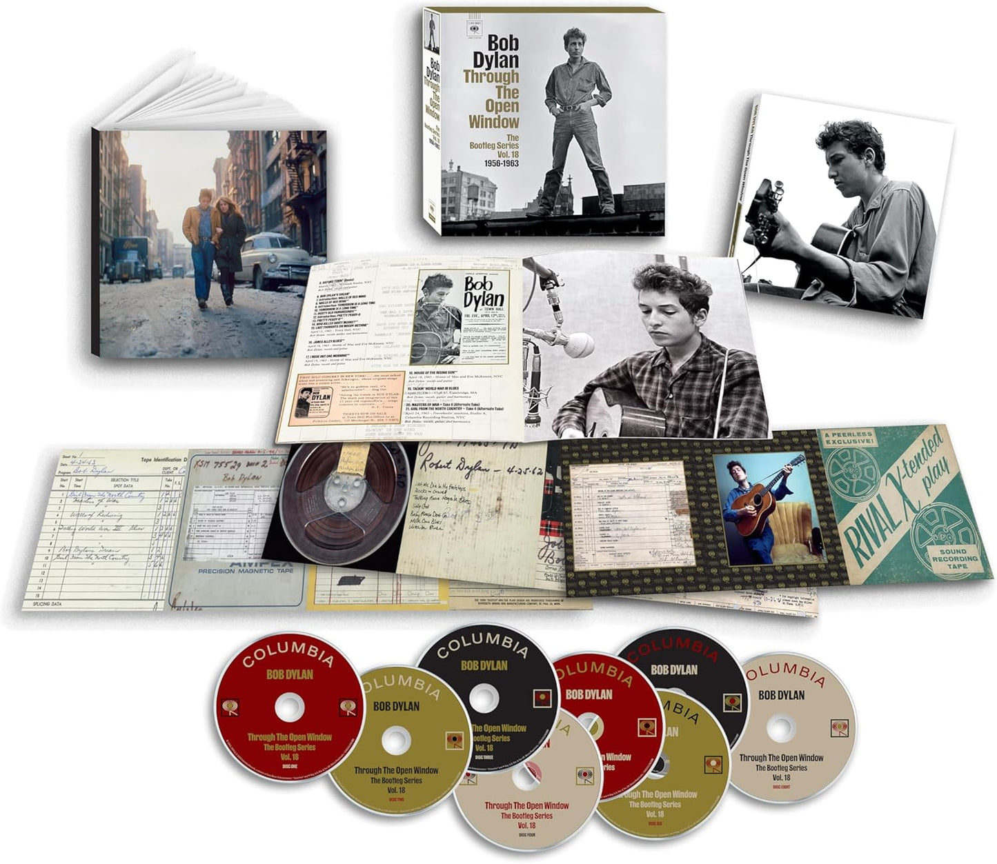 Dylan, Bob/The Bootleg Series Vol. 18: Through The Open Window, 1956-1963 (Deluxe 8CD) [CD]