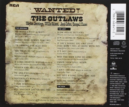 Jennings-Nelson-Colter-Glaser/Wanted! The Outlaws [CD]