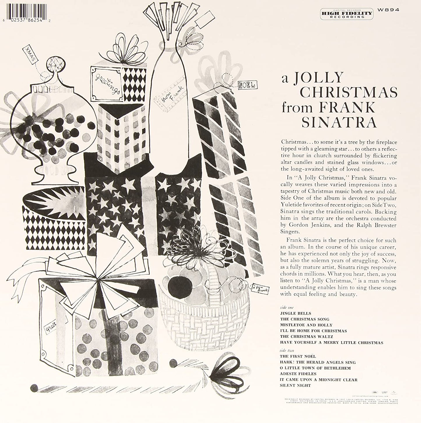 Sinatra, Frank/A Jolly Christmas [LP]