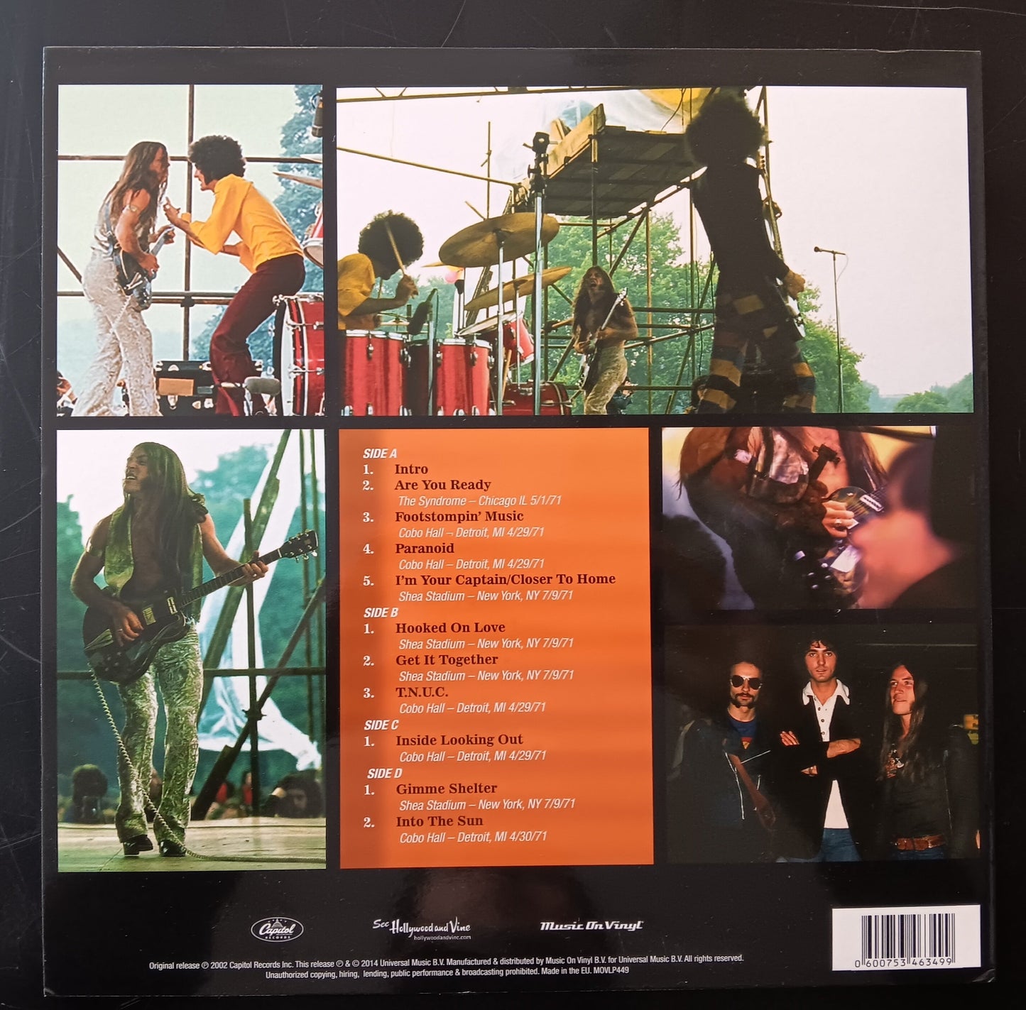 [Used LP] Grand Funk Railroad / Live The 1971 Tour