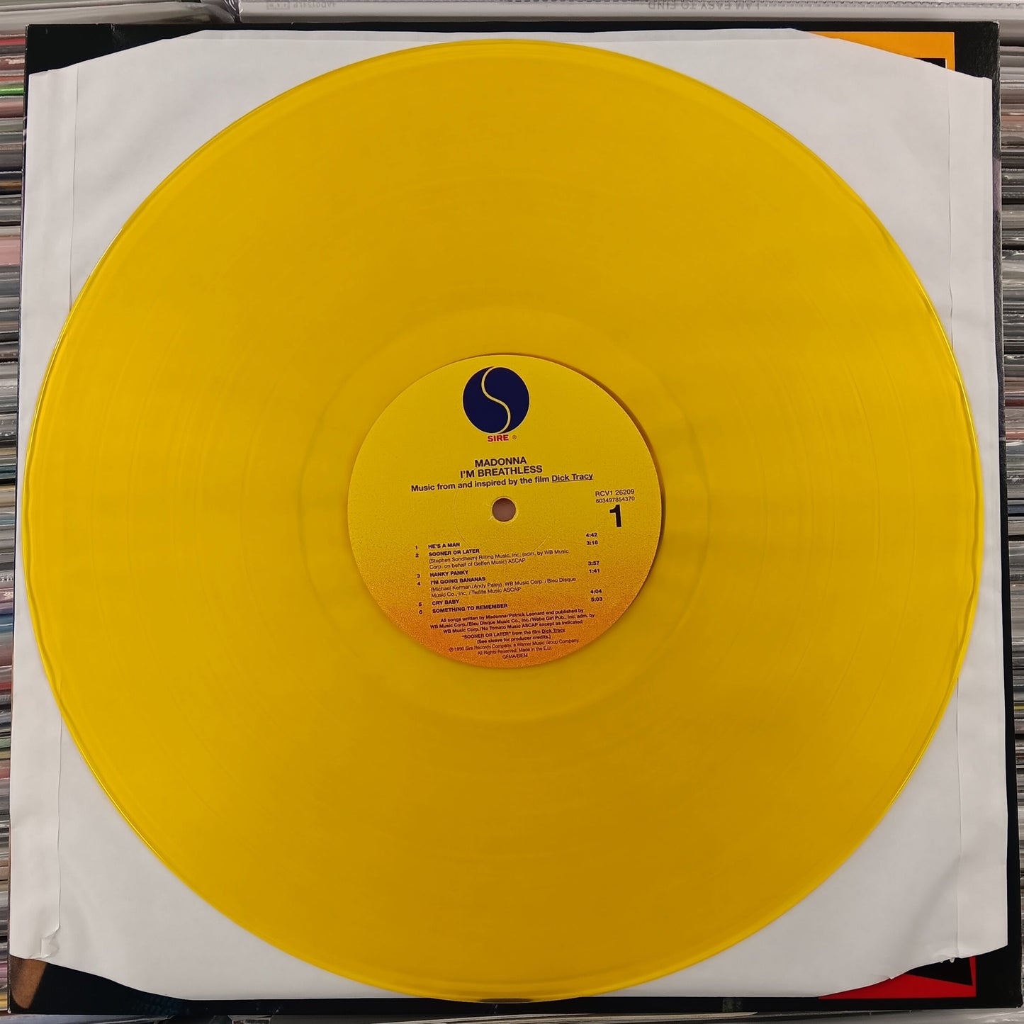 [Used LP] Madonna / I'm Breathless (Music From And Inspired By The Film Dick Tracy)